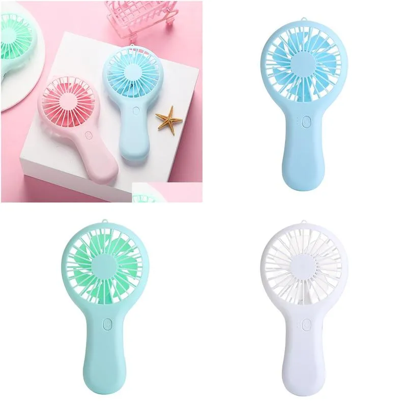 portable rechargeable fan usb gadgets charging cool removable handheld mini outdoor fans pocket folding 4 colors