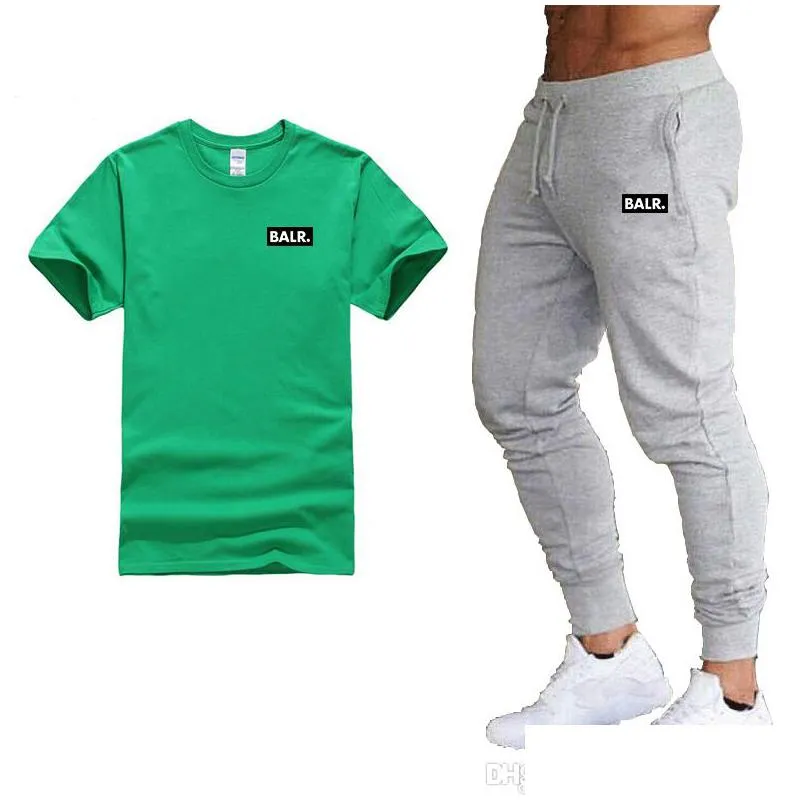 Men`S T-Shirts New Balr Designer T-Shirt Add Jogger Pants Chinos Men Fashion Harem Long Trousers Drop Delivery Apparel Men`S Clothing Dht6N