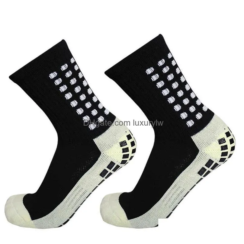 Sports Socks Mens Leg Guards Basketball Football Adt Youth Shin Calf Er Calcetines Hombre New Drop Delivery Dh8E2