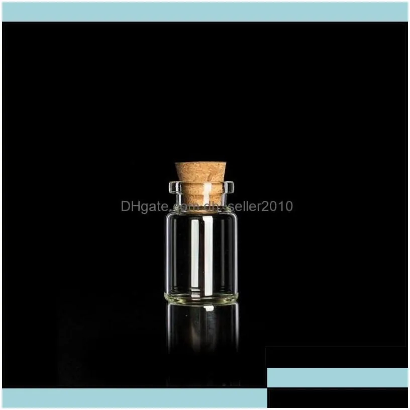 Other 4-55Ml Mini Diy Cute Small Cork Stopper Glass Vial Jars Containers Bottle Drift Pendant Empty C3 Drop Delivery 2021 Jewelry Fin