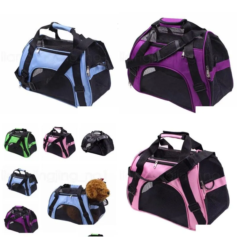 Folding Pet Carriers Bag Portable Knapsack Soft Slung Dog Transport Outdoor Bags Fashion Dogs sqcRlQ dhseller2010