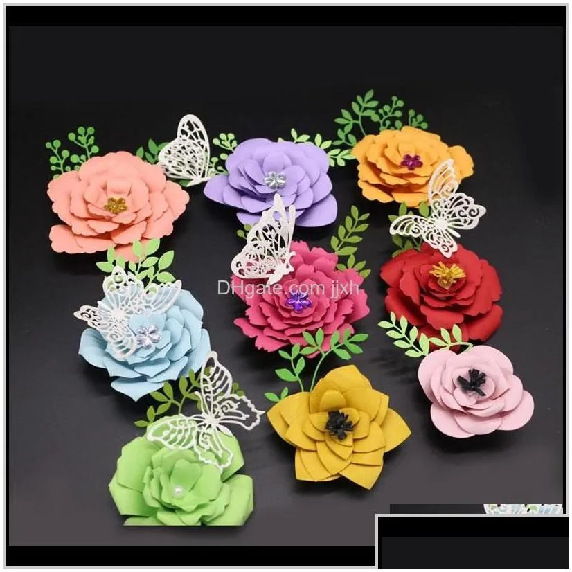 Tools Arts Crafts Gifts Metal Flower Floral Design Embossing Cutting Dies Tool Stencil Template Mold Making