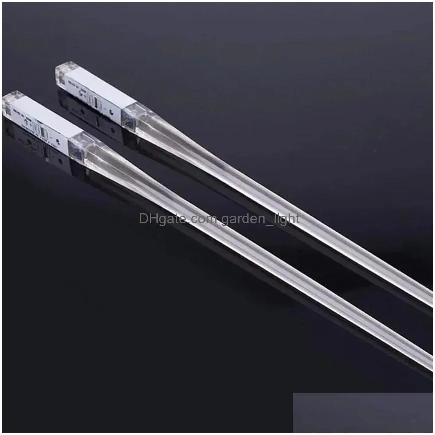 creative 2pcs/pal led chopsticks light up durable lightweight kitchen dinning room party portable food safe tableware 2023