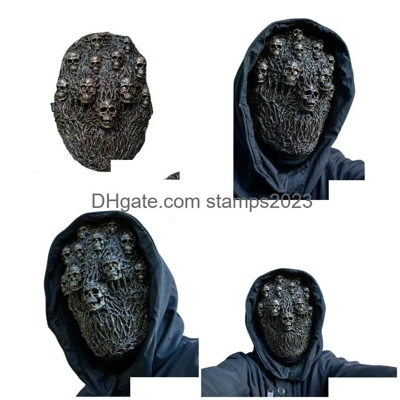 Party Masks Arrival Punk Steam Skl Halloween Mask Creative Festival Themed Cosplay 3D Props 230225 Drop Delivery Dhmt8