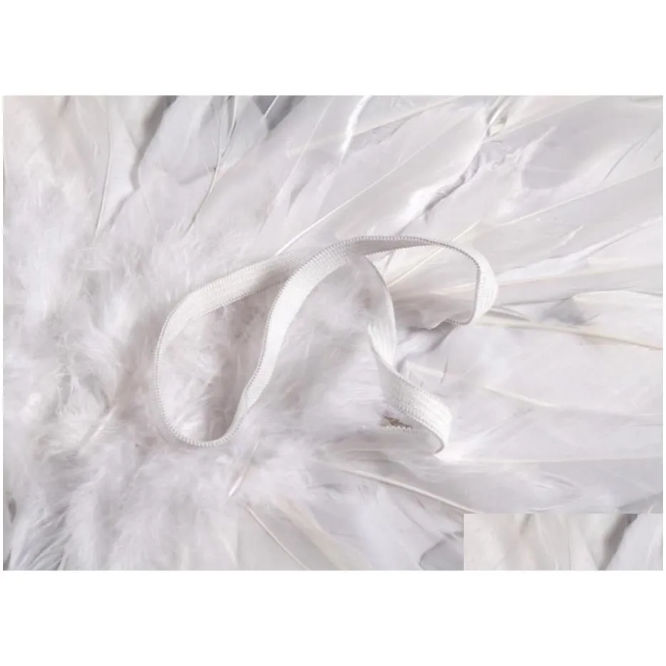 feather butterfly fairy angel wings costume accessories for kids adults black white red pink
