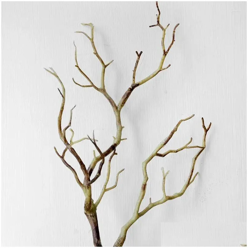 decorative flowers artificial plastic branch darkness witch diy antler headband accessories horns fake tree bifurcated white christmas