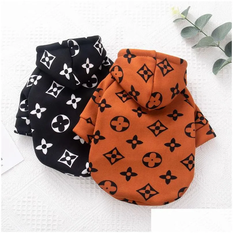 Dog Apparel New Brand Fashion Sweater Comfortable Breathable Clothes Teddy Bomei French Fighting Small Medium Dogs And Cats Autumn Wi Dhubf