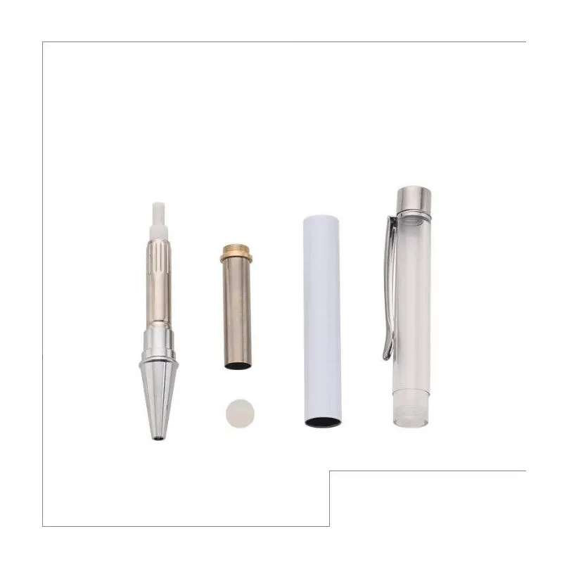 Ballpoint Pens Wholesale Sublimation Pens With Shrink Wraps Cartridge Diy Blanks Phone Holders Thermal Heat Transfer White Ballpoint P Dhcli