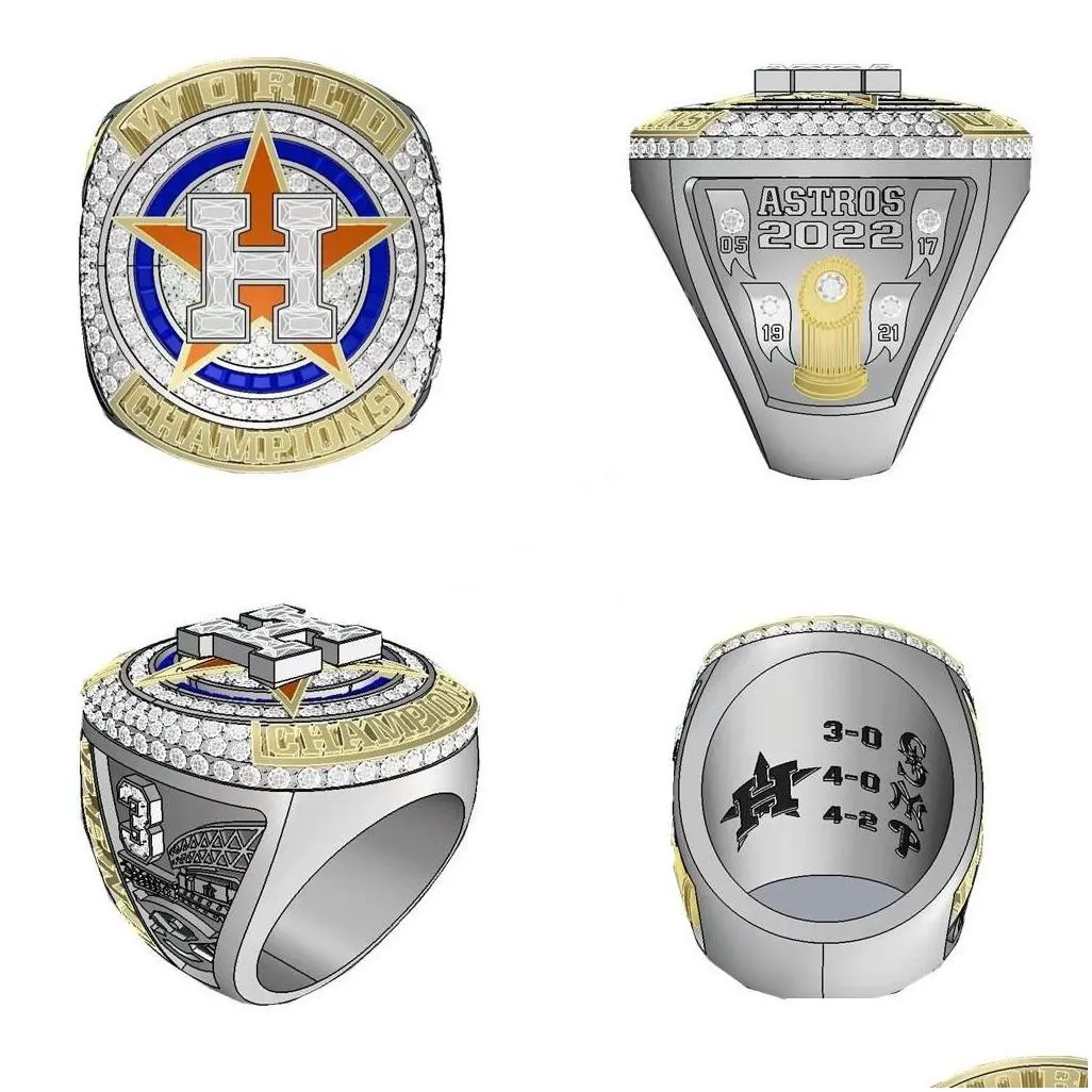 Three Stone Rings 20212022 Astros World  Baseball Championship Ring No.27 Altuve No.3 Fans Gift Size 11 Drop Delivery Jewelry Dhuqn