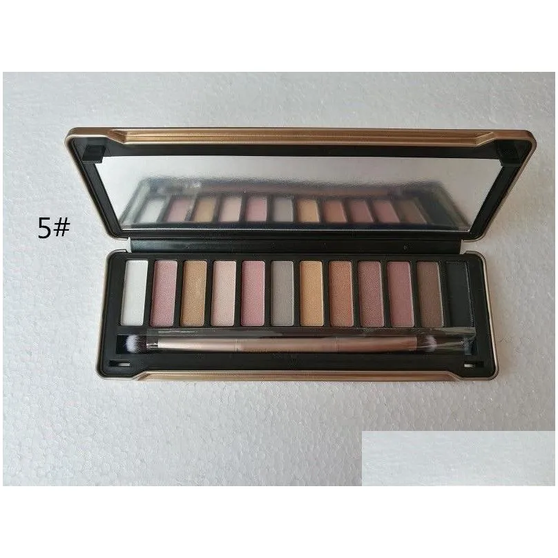 Eye Shadow Eyeshadow Palette The 1St 2Nd 3Rd Generationmake Up/ Eyes Makeup Newest 12 Colors Cosmetic Shimmer Matte Eye Shadow With Br Dh93F