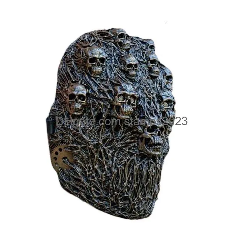 Party Masks Arrival Punk Steam Skl Halloween Mask Creative Festival Themed Cosplay 3D Props 230225 Drop Delivery Dhmt8