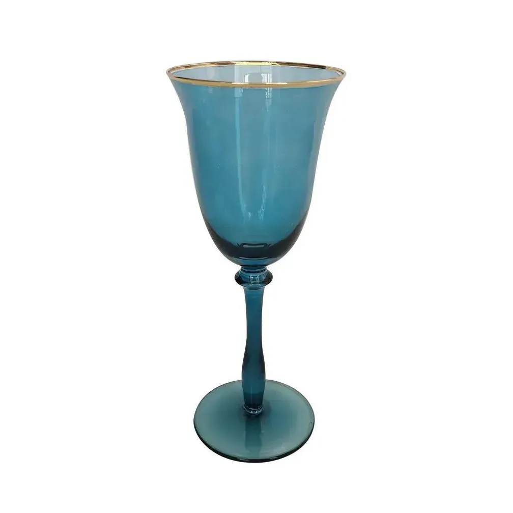 Wine Glasses 300Ml Colored Wine Glass Goblet Red Champagne Saucer Cocktail Swing Cup For Wedding Party Ktv Bar Creative Jy11 Drop Deli Dhbew