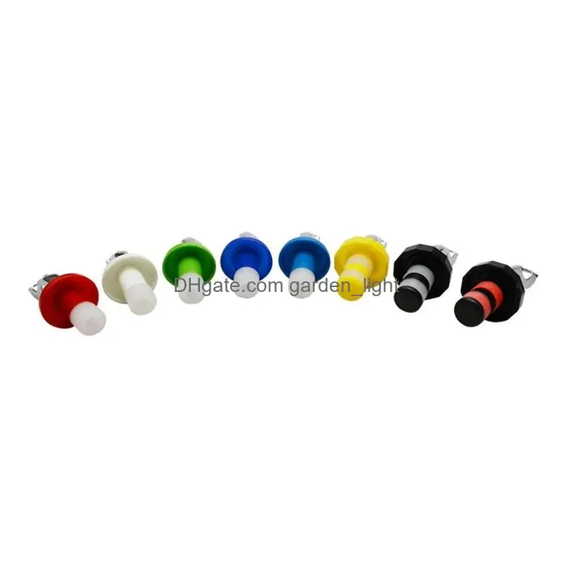 6colors reusable wine stoppers silicone vacuum bottle stopper expanding manual beverage bottle stopper wine bottle airtight seal cork