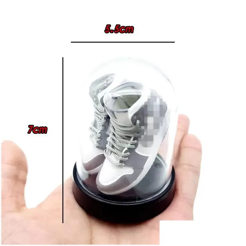 Party Favor New Party Favor Mini Shoes Display Bottle Shoe Mold Decoration Pieces 3D Stereoscopic Sneakers Glue Toys Hand Made Home Dr Dhaba