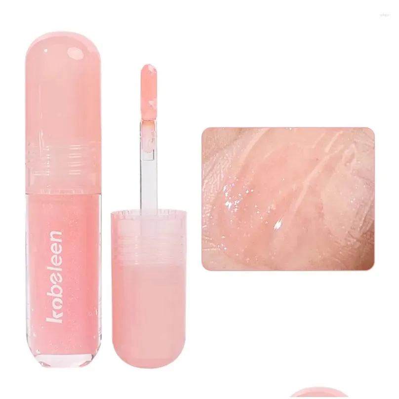 lip gloss 6 colors transparent water light shiny waterproof glossy long lasting natural jelly oil women lips makeup cosmetic