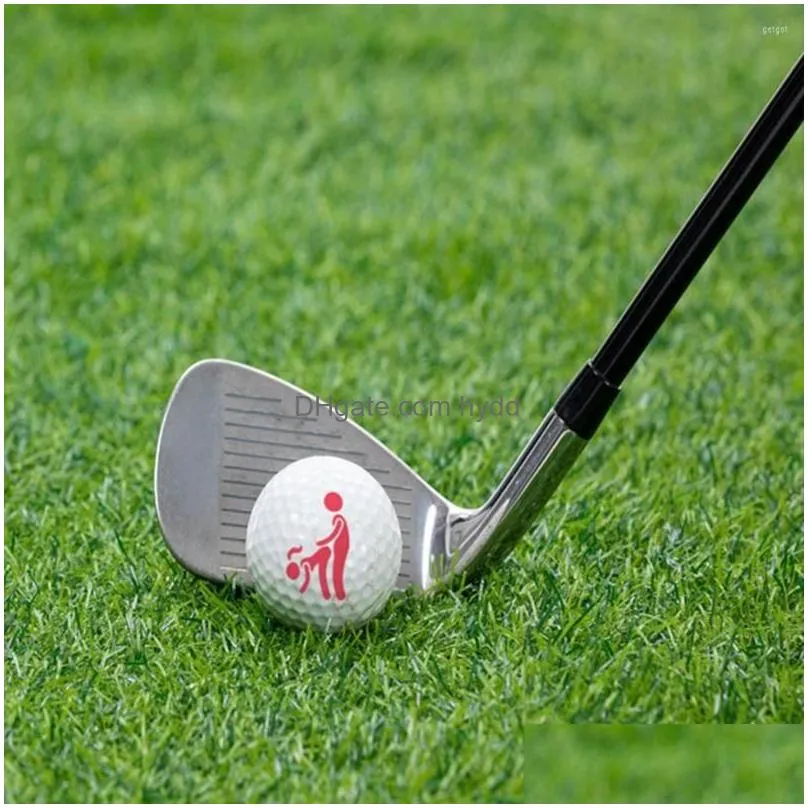golf training aids 1pc funny adult humor signal ball marker alignment tool models line liner template