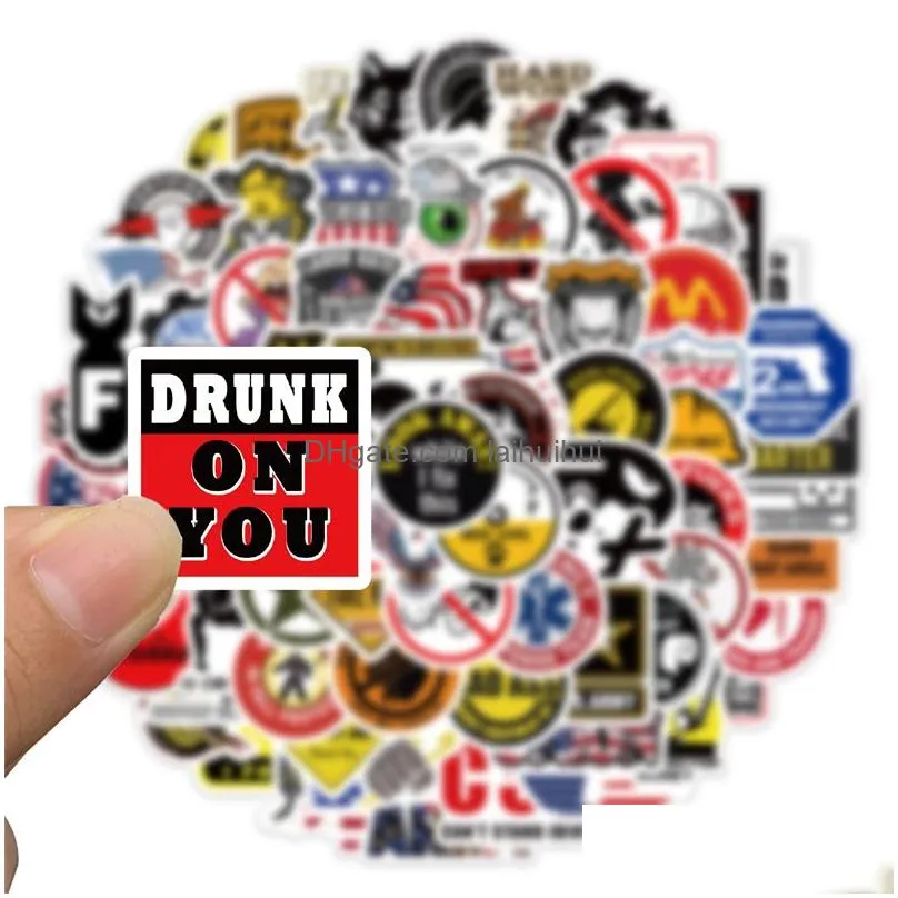 98pcs funny hard hat sticker helmet graffiti stickers for diy luggage laptop skateboard motorcycle bicycle stickers