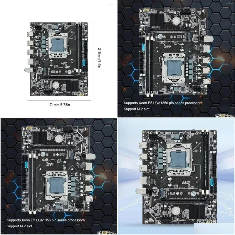 motherboards x79 desktop motherboard ddr3 memory lga 1356 gaming pc mainboard 1866mhz computer 2450 cpu sata2.0/3.0 m.2 interface