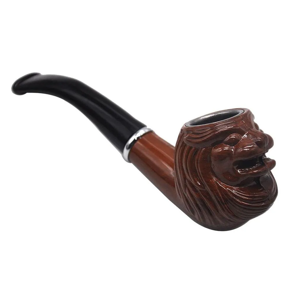 unique wood hand pipes 145mm with tobacco bowl wooden cigarette holder smoking accessories water pipe accessory wholesale