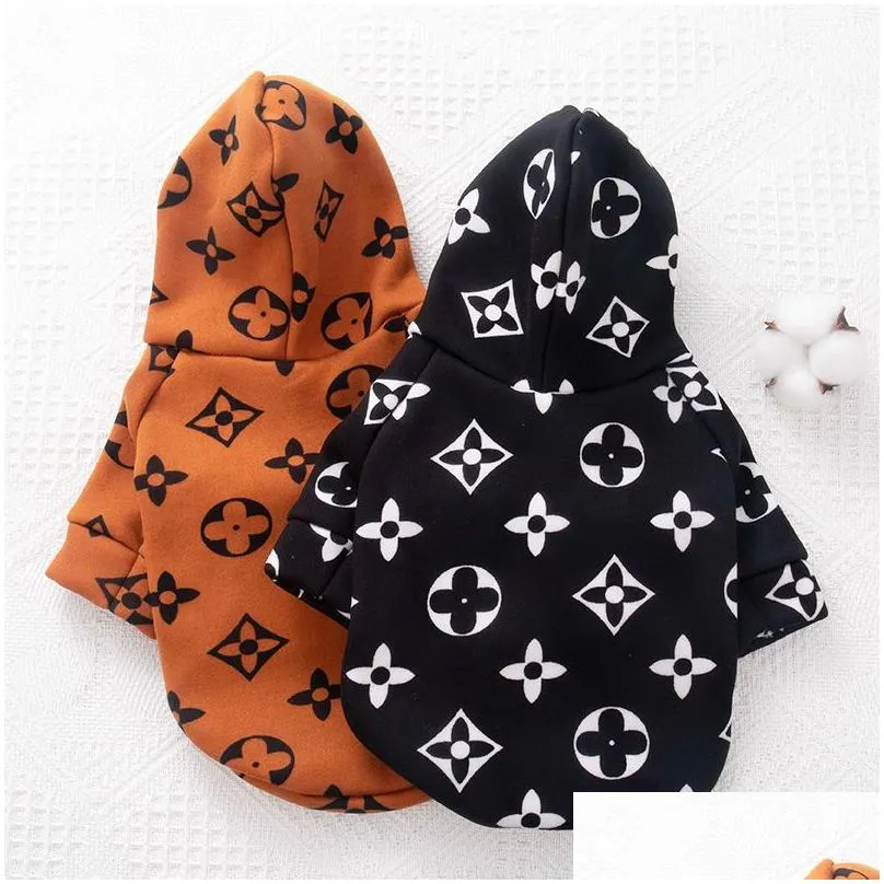 Dog Apparel New Brand Fashion Sweater Comfortable Breathable Clothes Teddy Bomei French Fighting Small Medium Dogs And Cats Autumn Wi Dhubf