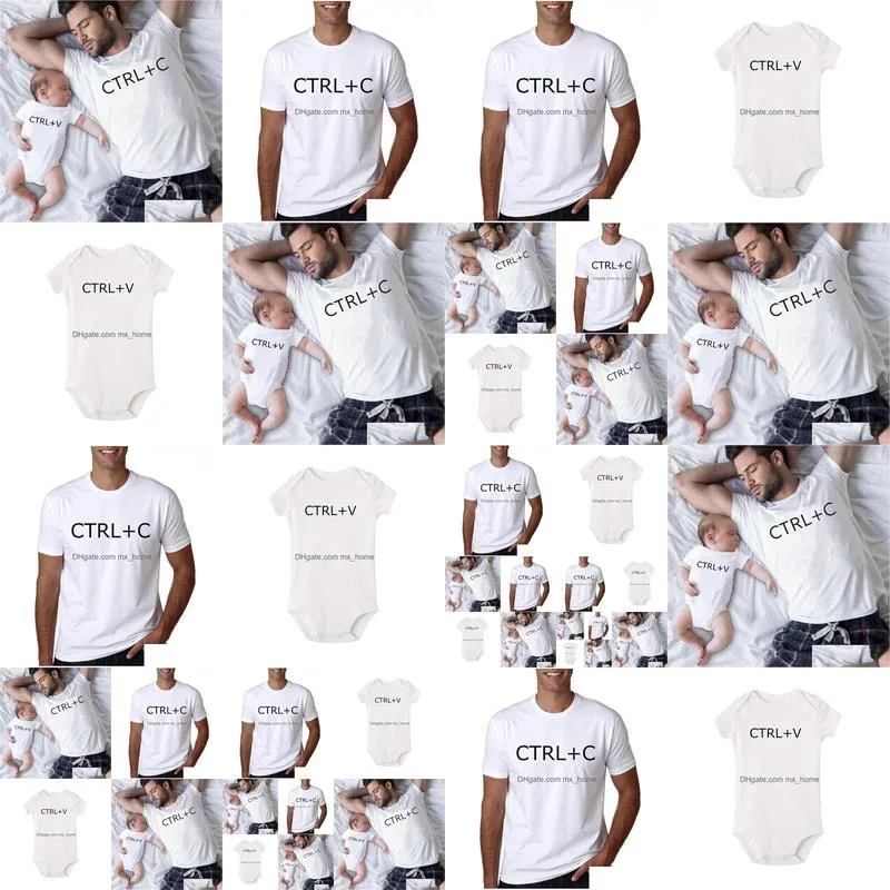 family matching clothes ctrladdc and ctrladdv father son t shirt family look dad t-shirt baby bodysuit family matching outfits