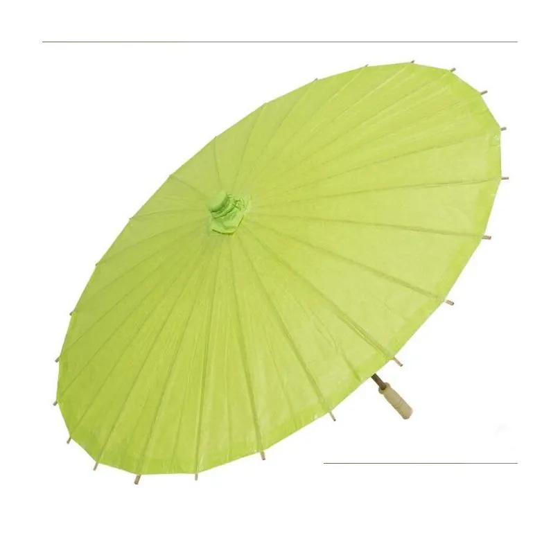 Umbrellas Umbrella Diy Handmade Coloring Props Small Decoration Iti Childrens Blank Oil Paper Wholesale Drop Delivery Home Garden Hous Dhgbq