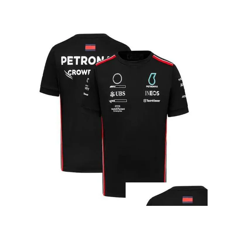 Motorcycle Apparel New F1 Forma 1 Racing Hoodie Summer Short-Sleeved Suit Customized With The Same Drop Delivery Automobiles Motorcycl Dhnq9