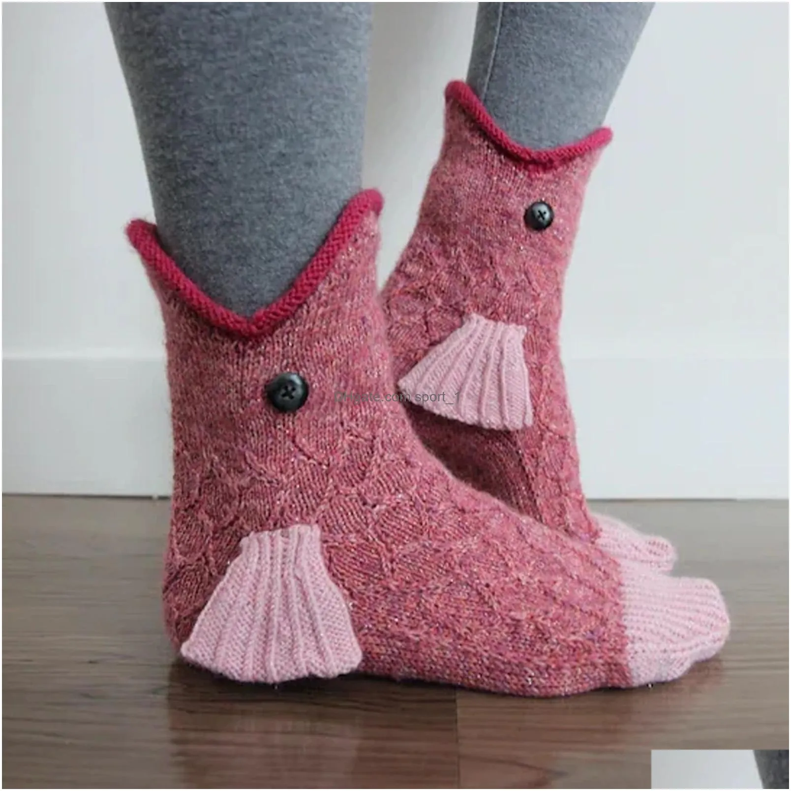  christmas socks shark fish chameleon clogodile knitted socks cute novelty unisex winter warm floor sock men women xmas gift