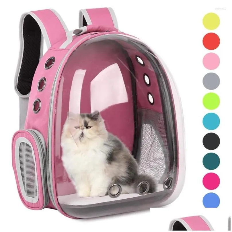 cat carriers carrier bags breathable pet small dog backpack travel space cage transport bag carrying for