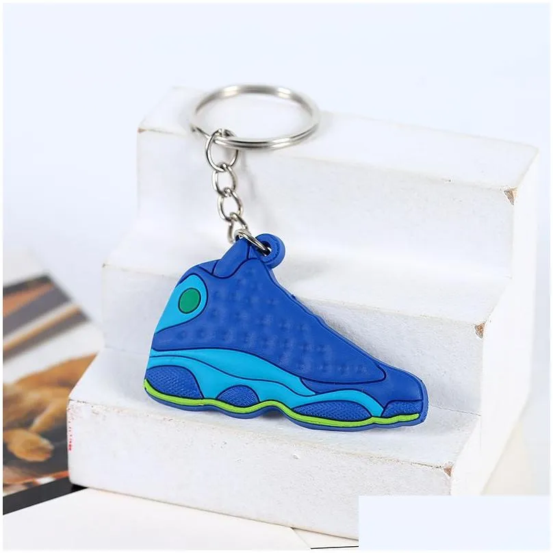 2022 Top Designer 2D Basketball Sneakers Keychain Pendant Shoes Button For Car Bag Wholesalecake Decorations Selling Drop Delivery Dhc0G