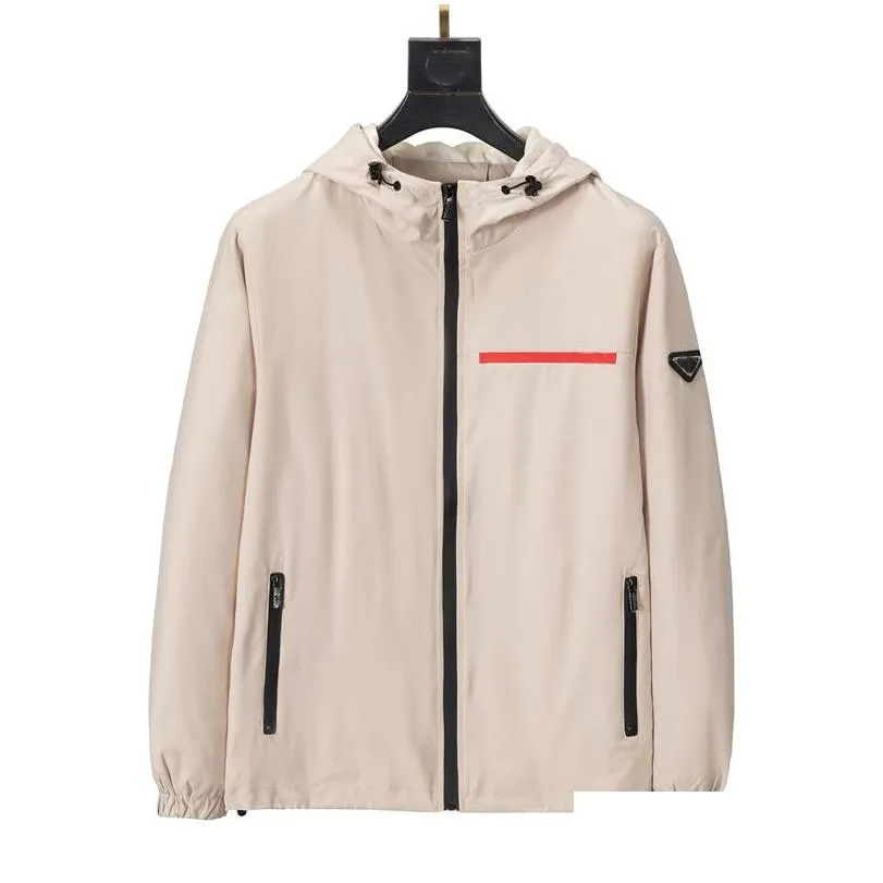 new designers mens jackets waterproof breathable softshell bomber jacket men outdoors sports coats spring and autumn stylist men women windbreaker zipper