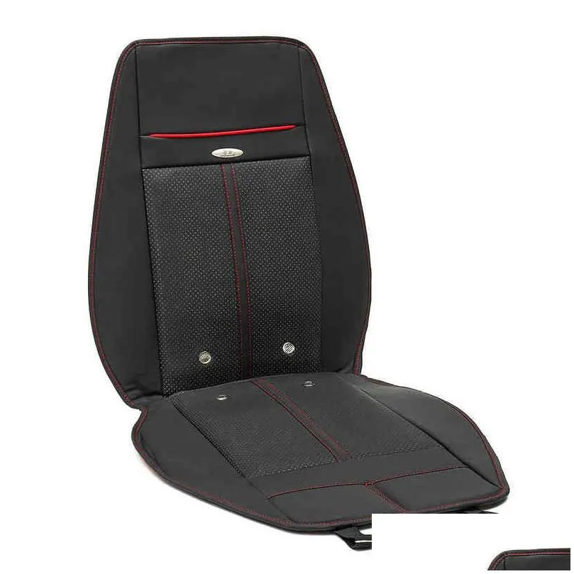 Seat Cushions New 3 In 1 Car Seat Er Cooling Warm Heated Mas Chair Cushion With 8 Fan Mtifunction Mobiles Ers H220428 Drop Delivery Au Dhp0N