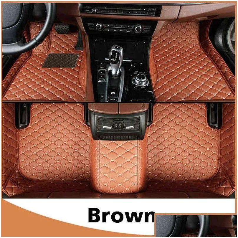 Floor Mats & Carpets Appdee Car Floor Mats For A4 Hatchback B9 2021 Custom Foot Pads Mobile Carpet Er H220415 Drop Delivery Automobile Dhxm9