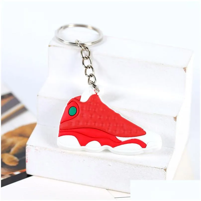 2022 Top Designer 2D Basketball Sneakers Keychain Pendant Shoes Button For Car Bag Wholesalecake Decorations Selling Drop Delivery Dhc0G