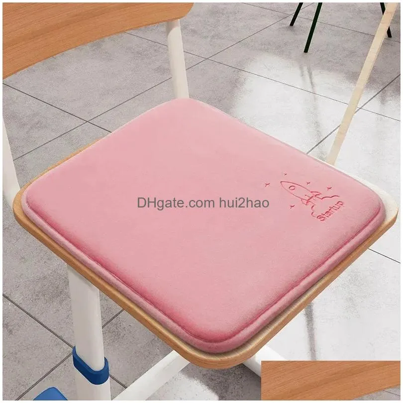 memory foam chair seat cushion thicken super soft warm dining seat pad non-slip student patio home office chair cushions 1/6pcs 231220