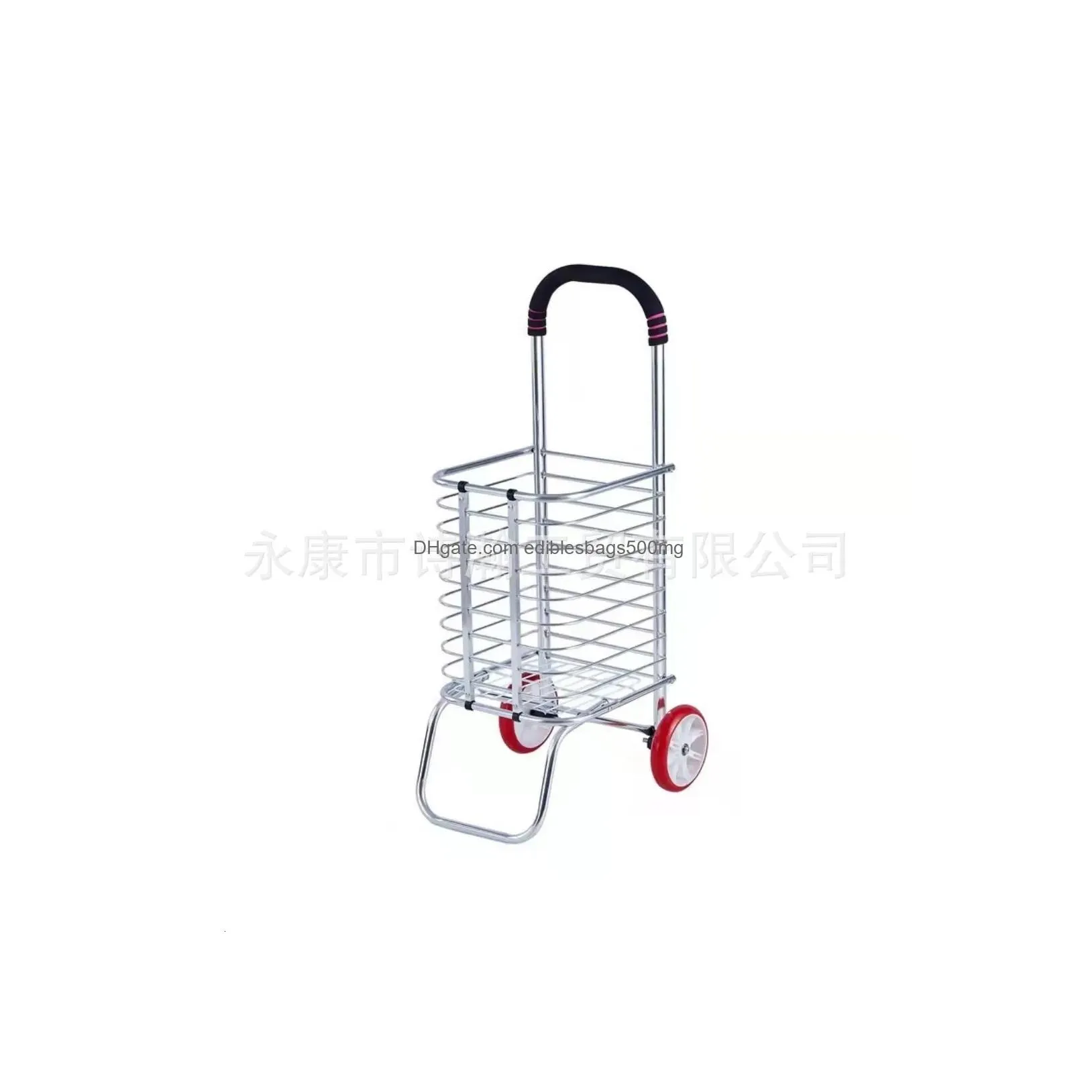 storage baskets 30kg household shopping cart grocery stair climbing folding portable trolley elderly trailer 230613