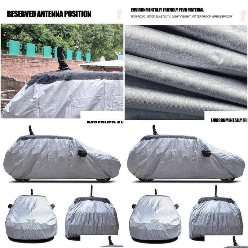 Car Covers Car Er Case For Mini Cooper F60 F54 F55 F56 R60 R55 R56 Outdoor Sunshade Uv Snow Waterproof Protection Accessories H220425 Dhr7P