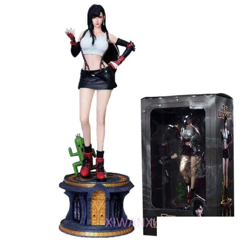 Action & Toy Figures 30Cm Final Fantasy Vii Tifa Figure Lockhart Pvc Action Adt Collection Model Doll Toys Aa220311 Drop Delivery Toys Dhjvp