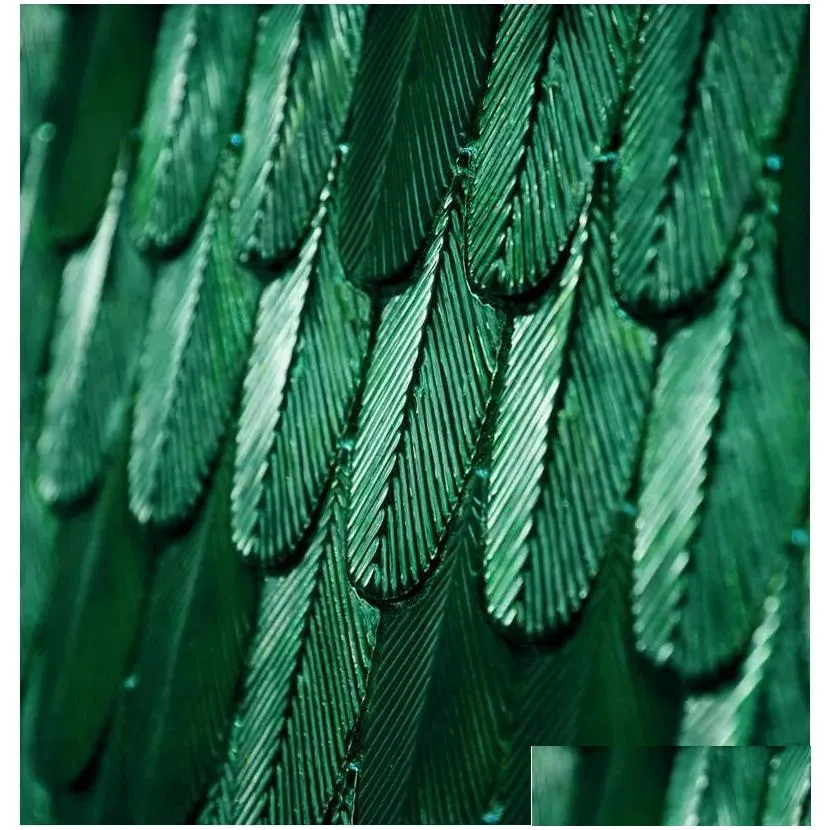 Tiles Dark Green Peacock Feather Brick Kitchen Bathroom Wall Tile Background Tiles Art Drop Delivery Home Garden Building Supplies Til Dhtzv