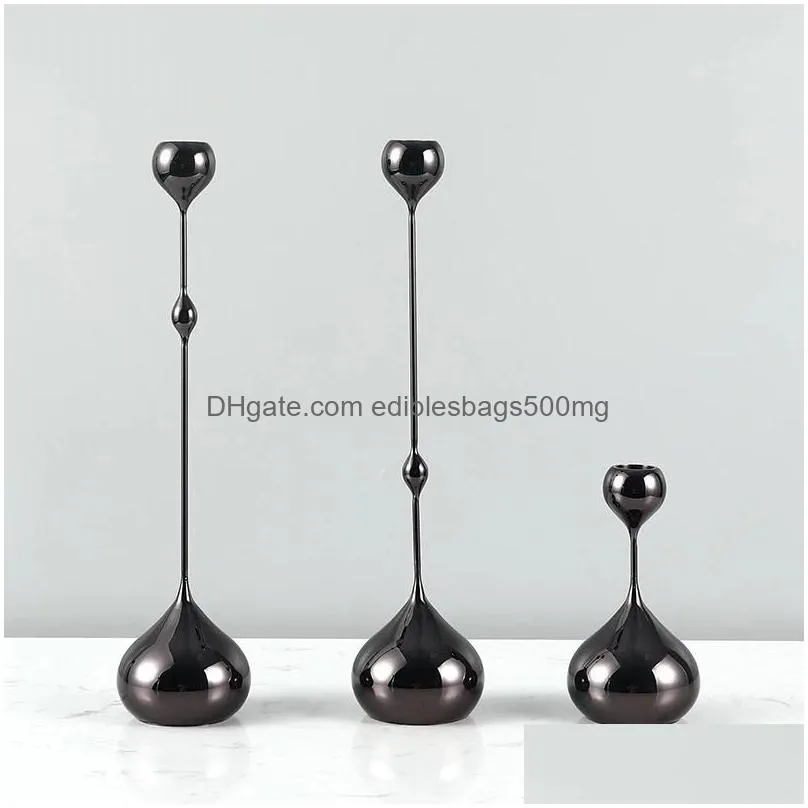candle holders candlestick holder set home decoration accessories for dinning room candelabra housewarming gifts 4sets