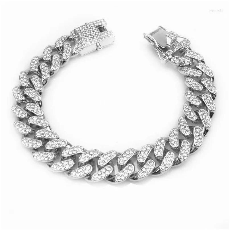 dog collars 125mm pet jewelry diamond gold cat necklace puppy collar stainless steel with for dogs