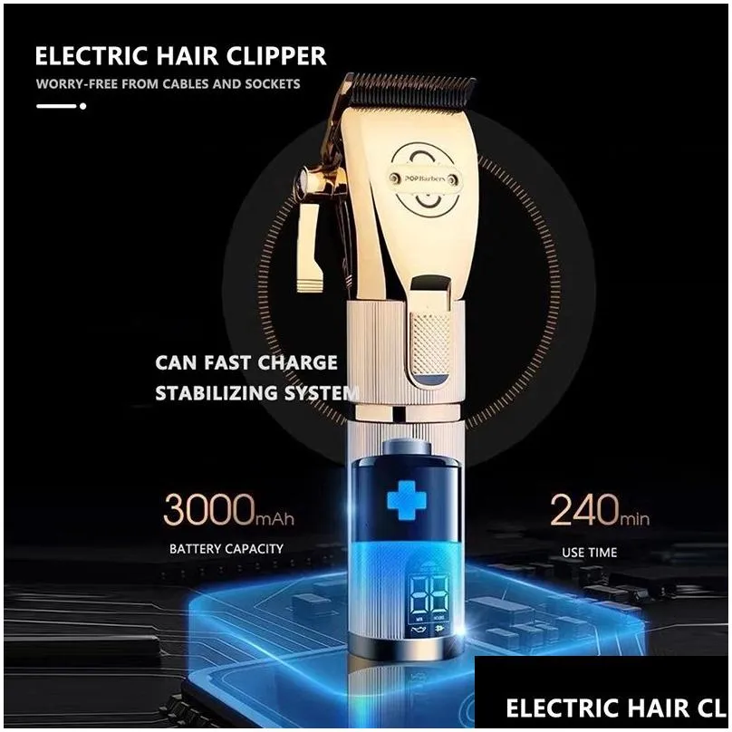 Hair Trimmer  800 700 600 Clipper For Men Barber Electric Haircutting Beard Shaver Accessories Haircut Tools 230612 Drop Delivery Dhmy4