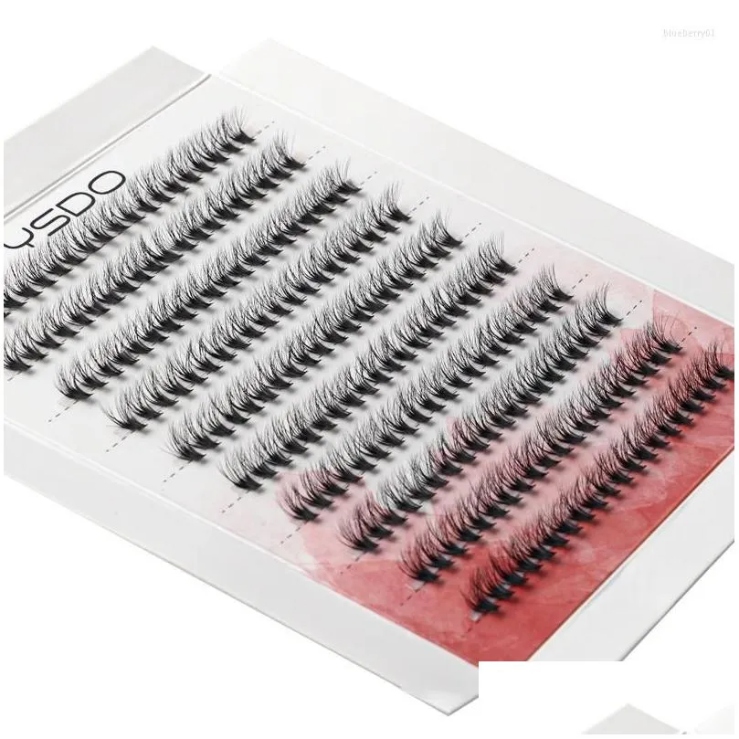 False Eyelashes 200 Bundles Eyelash Extension 10 Rows 3D Mink Russian Volume Lashes 30D Cluster Individual Cilia Makeup Tool Drop De Dhnip