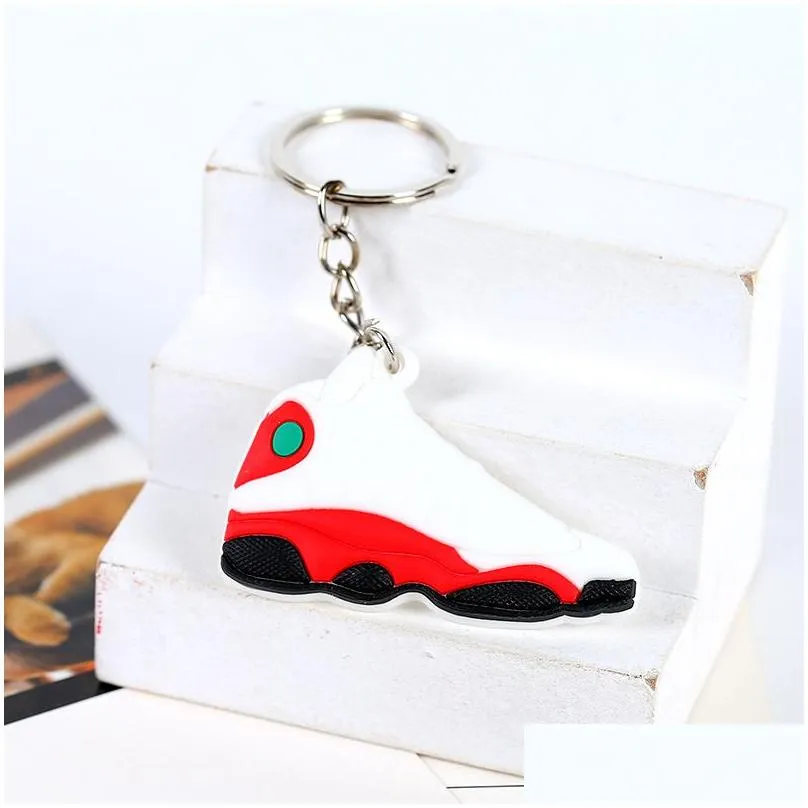 2022 Top Designer 2D Basketball Sneakers Keychain Pendant Shoes Button For Car Bag Wholesalecake Decorations Selling Drop Delivery Dhc0G