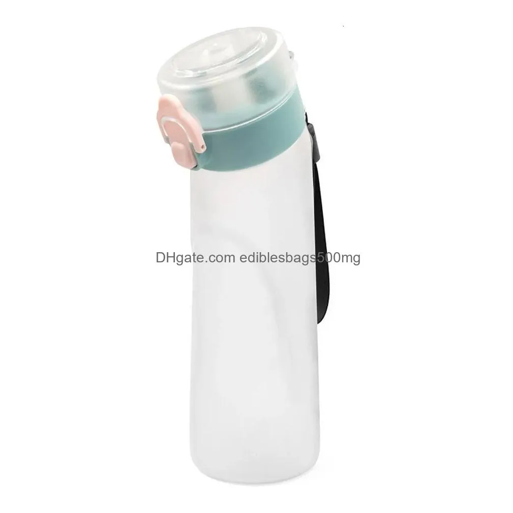 750ml sports fruit fragrance water bottles air scent cup up bottle beverage meets flavor pods 240115