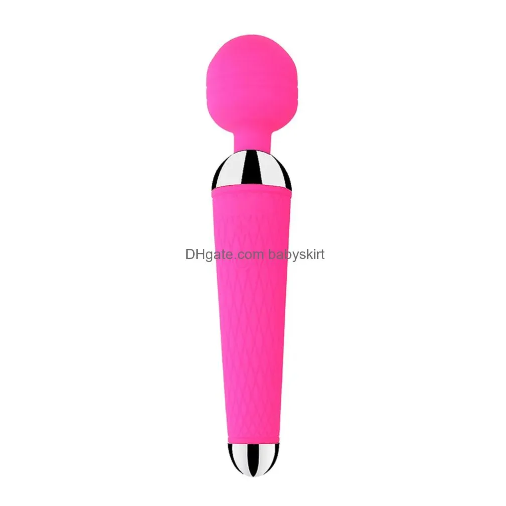Leg Massagers Toy Masr Usb Rechargeable Microphone G-Spot Vibrator Waterproof Dual Vibration For Women Adt Product 4 Drop Delivery Hea Otu8P