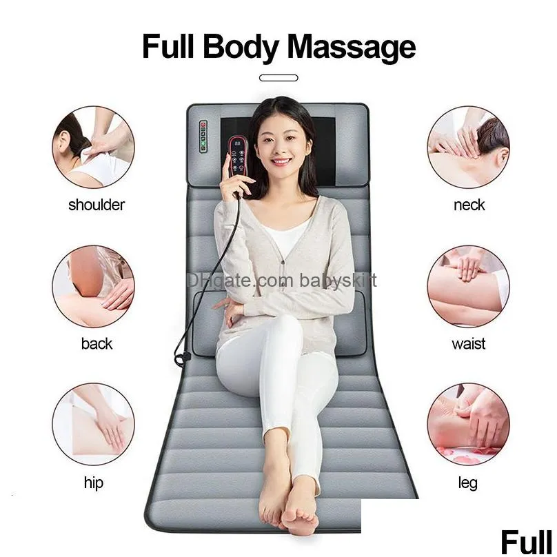 Massaging Neck Pillowws Electric Mas Pad Health Care Vibrator Mtifunctional Masd Cervical Spine Waist Back Pain Relief Relax Masr Hea Otpev