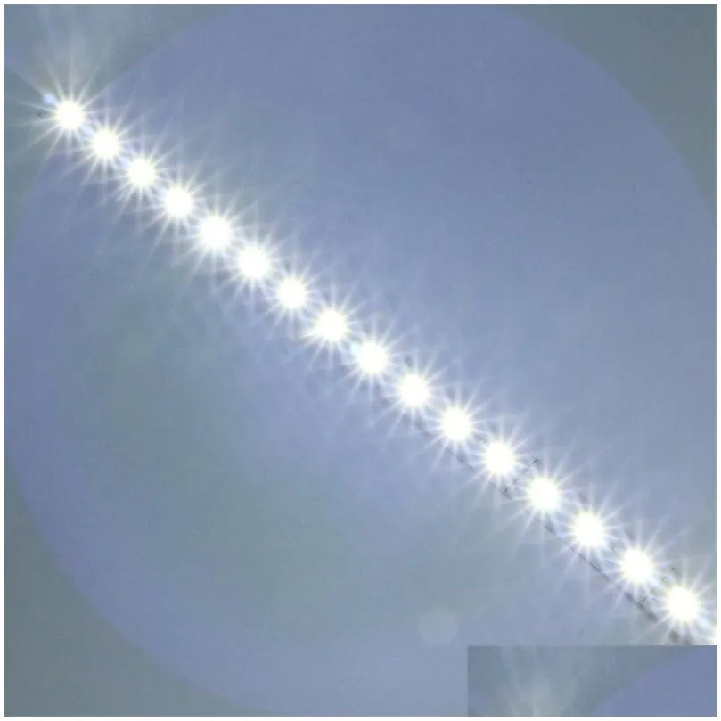 hard led strip 7020 smd cool warm white rigid bar 72 leds led light non-waterproof dc 12v high bright led strip