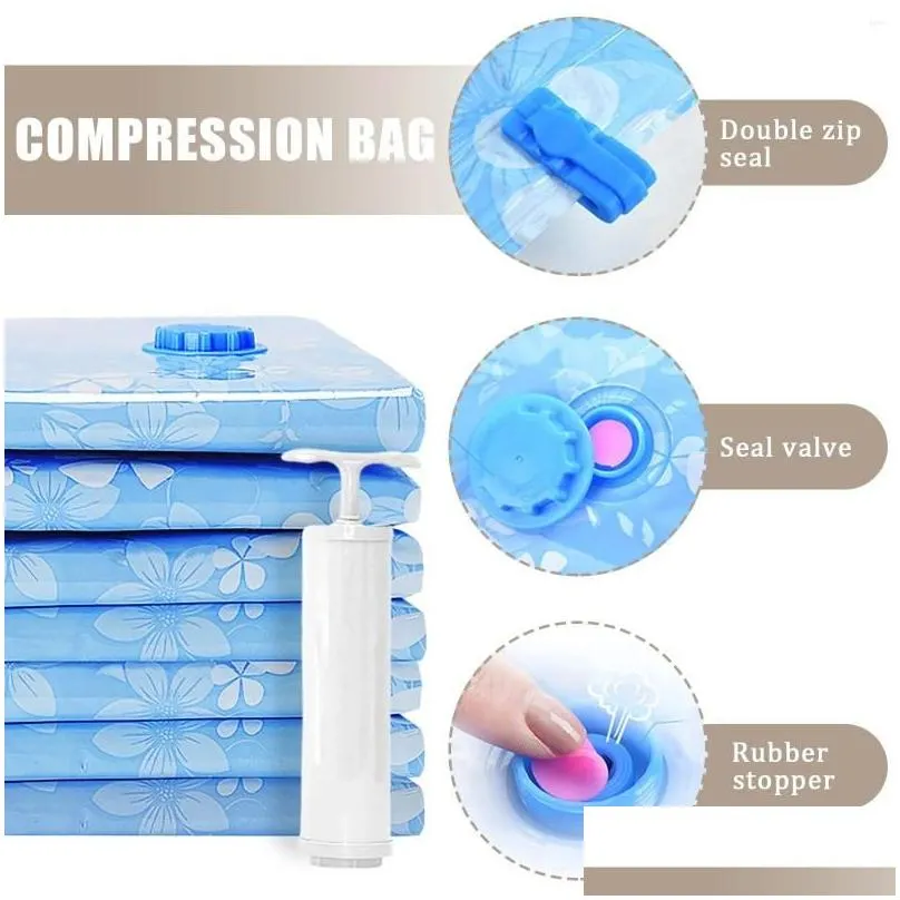 storage bags 11pack vacuum bag package space saver for bedding pillows towel clothes travel bedroom organizer