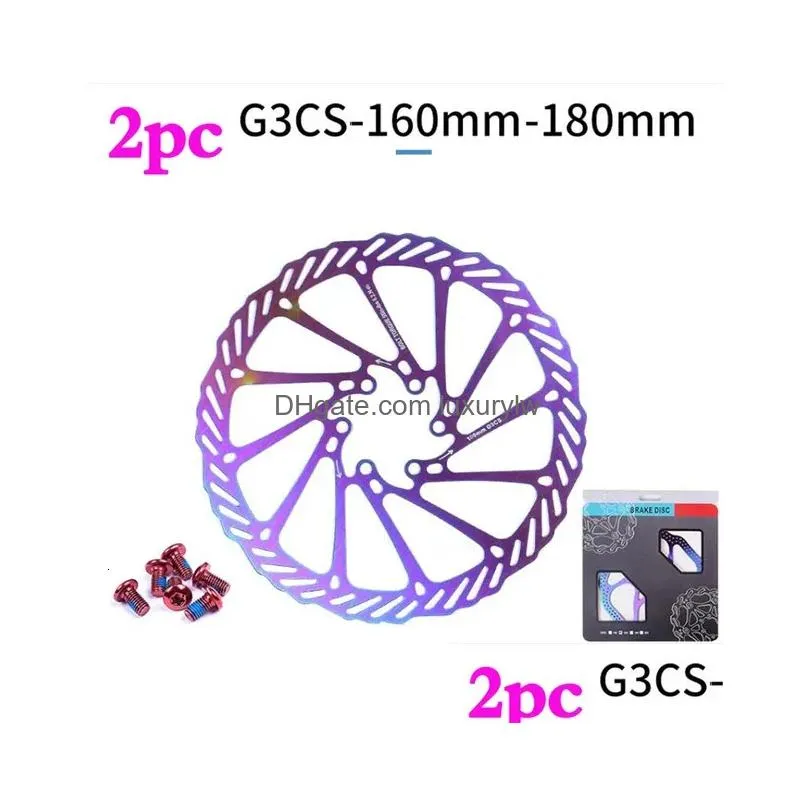 Bike Brakes Avid Rotors 160Mm 180Mm Bicycle Disc Brake Rotor G3 Hs1 Hydraic For Sram Accessories 231115 Drop Delivery Ot8Gl